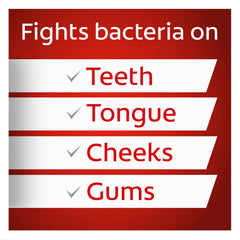 Close-up of product label on toothpaste tube