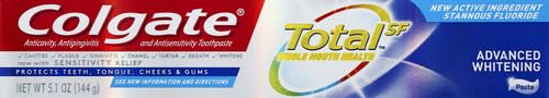 Product shot of Colgate Total Whitening Toothpaste 5.1 oz