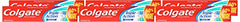 Graphic showing whitening action of toothpaste