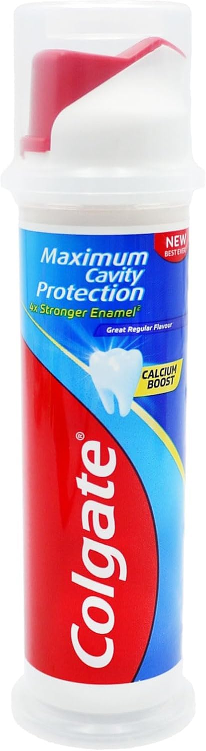 Colgate Toothpaste 100ml Pump – Cavity Protection with Fluoride