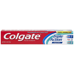 Main image of Colgate Triple Action Travel Toothpaste Mint 2.5 oz 6-pack