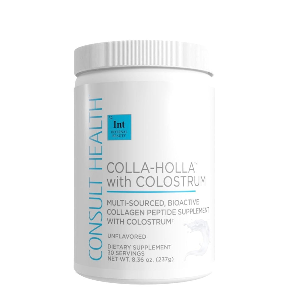Consult Health Colla-Holla Vanilla flavor container label