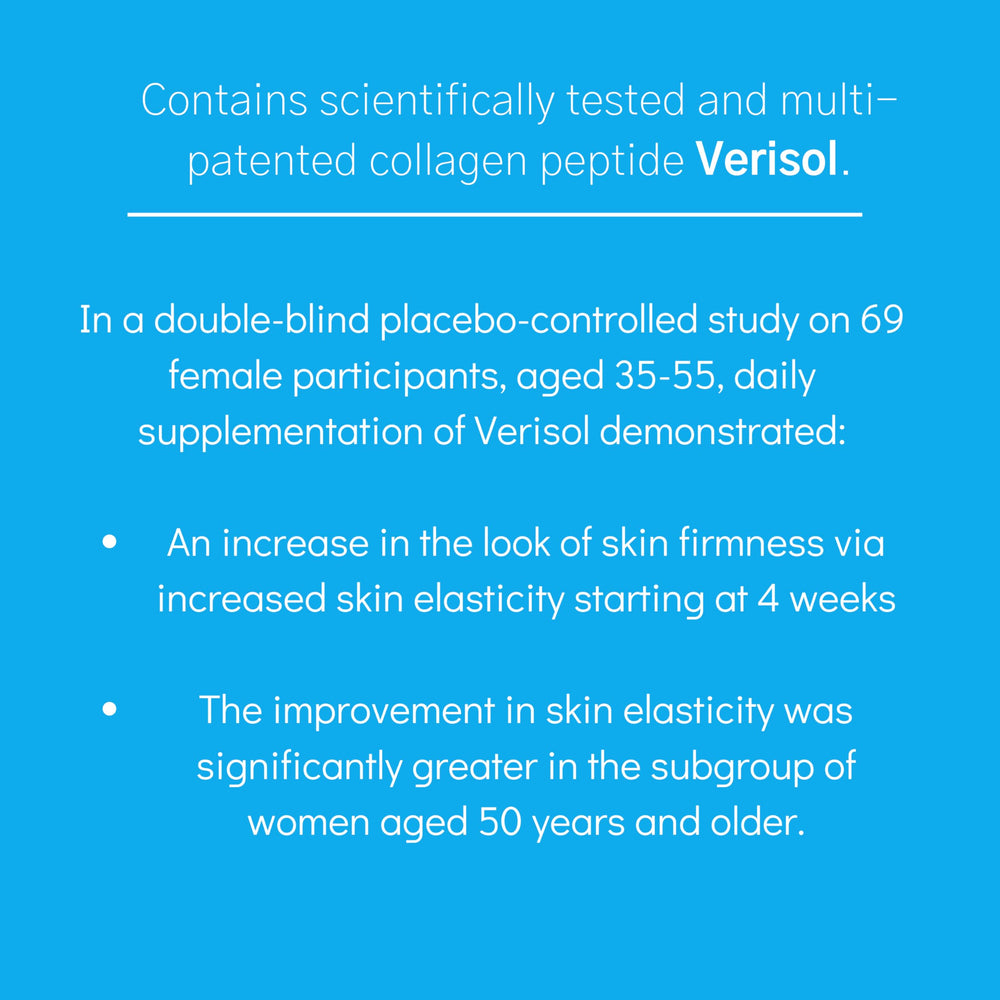 Close-up of hydrolyzed collagen powder in scoop