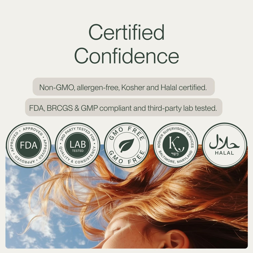Hair, skin and nails benefits from Colla Vita collagen powder