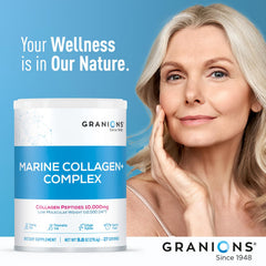 Graphic showing collagen and Acerola Vitamin C benefits
