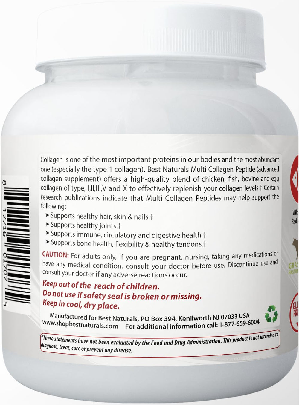 Collagen benefits for joints, skin, hair and nails