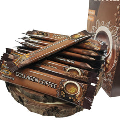 Collagen coffee packaging and label