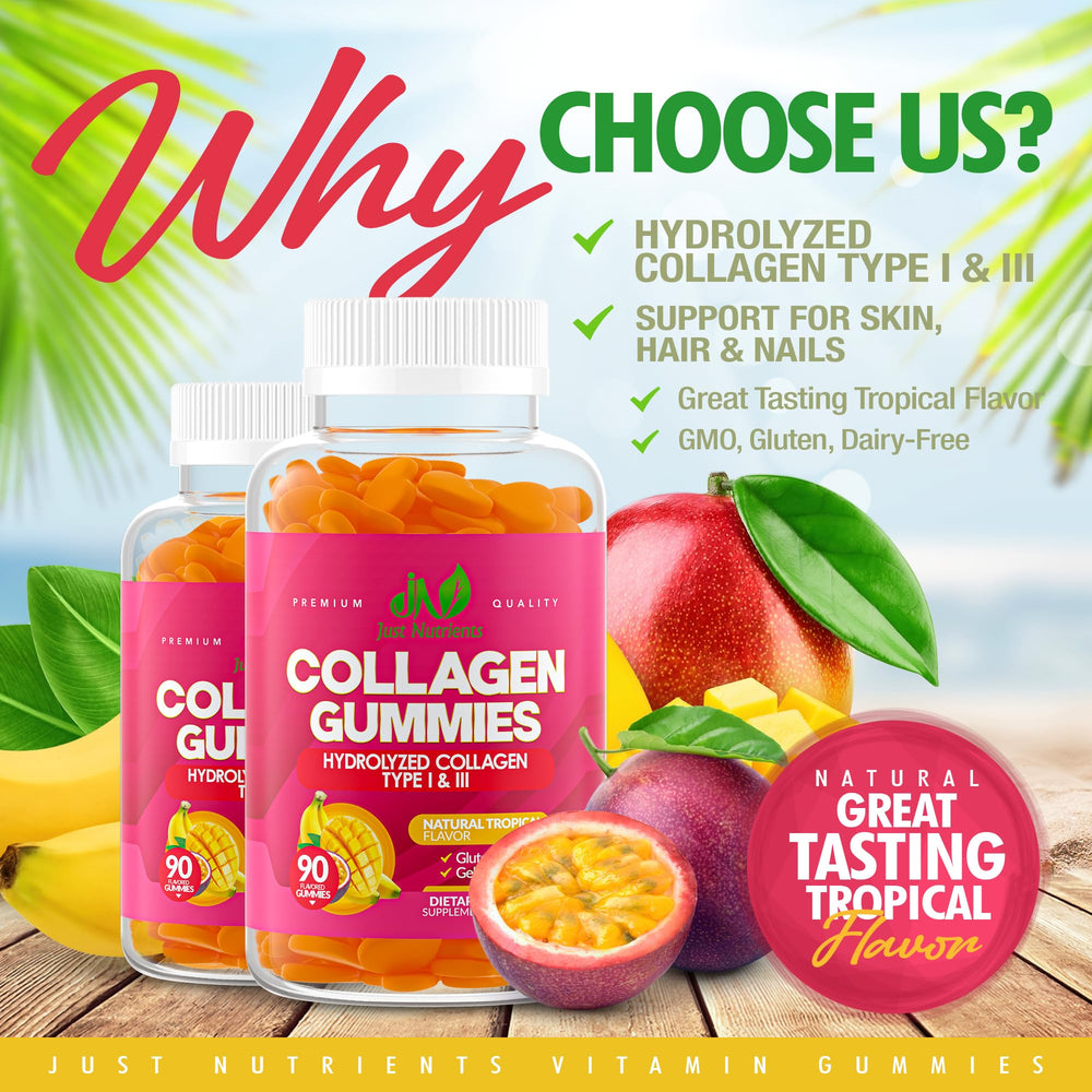 90-count bottle of collagen gummies