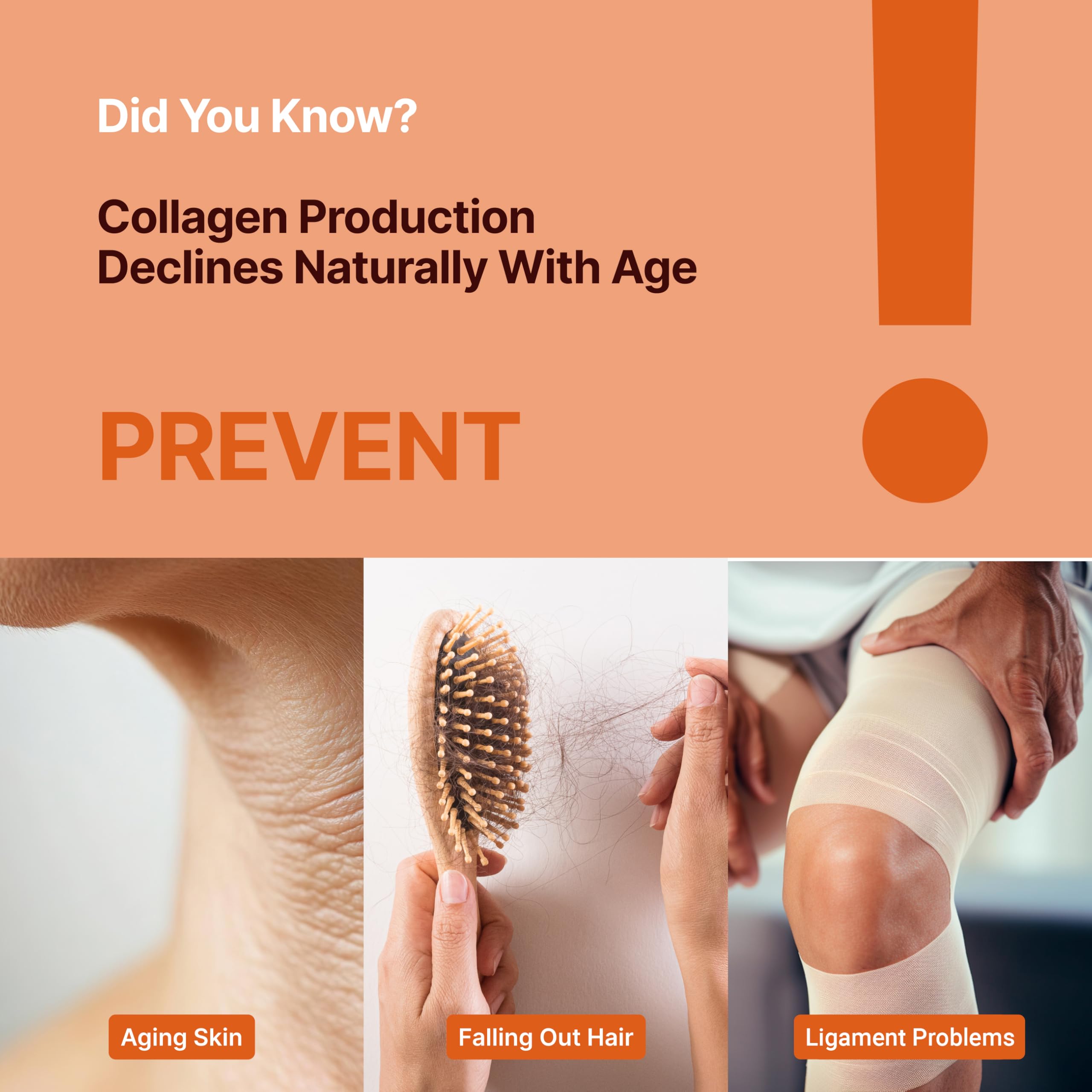 Close-up of collagen gummies highlighting hair, skin and nails benefits