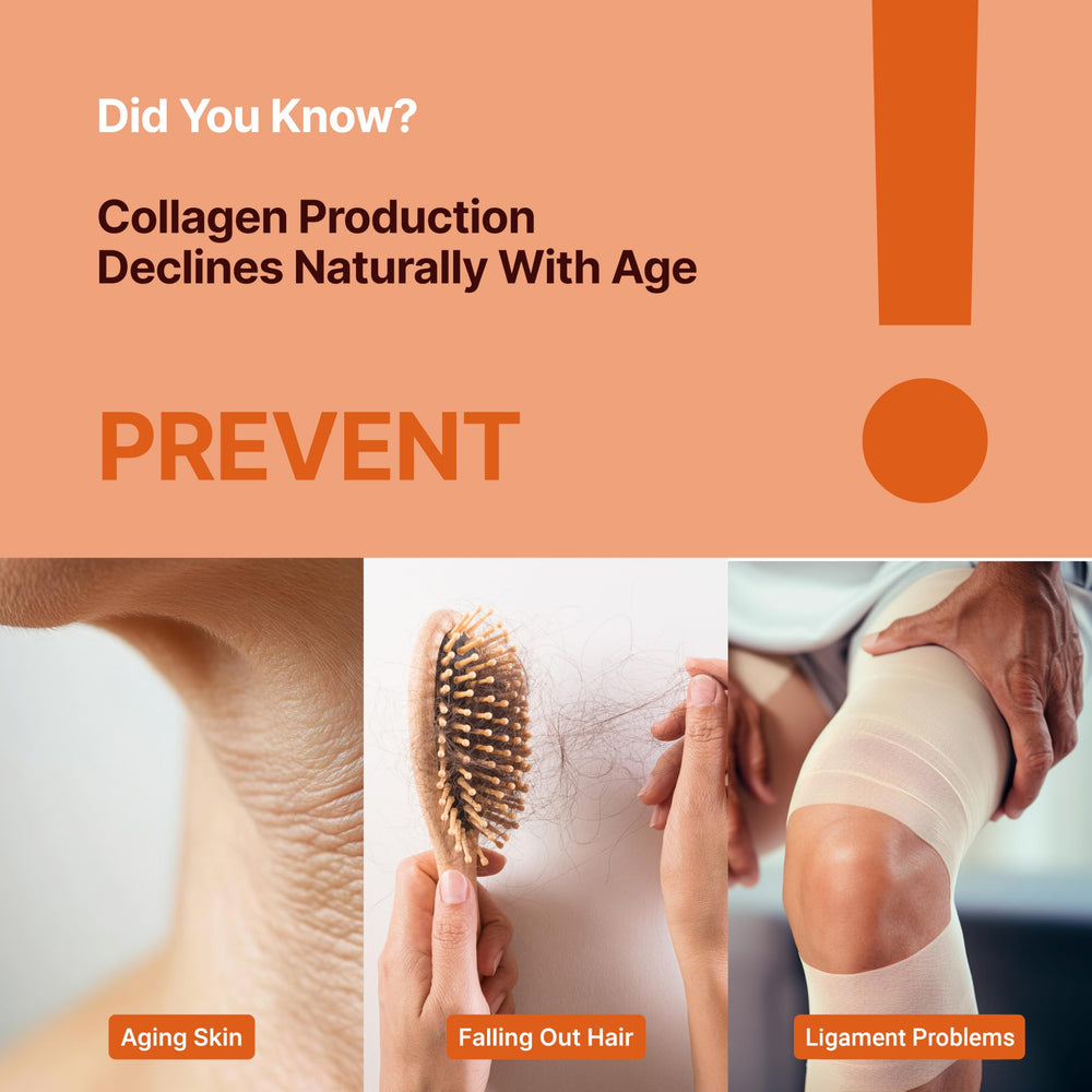Close-up of collagen gummies highlighting hair, skin and nails benefits