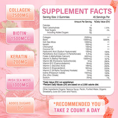 Close-up of strawberry-flavored collagen gummy