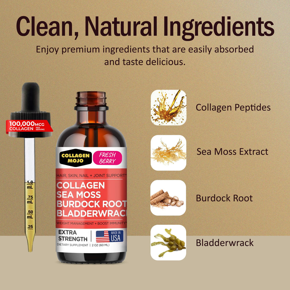 Hydrolyzed collagen peptides illustration
