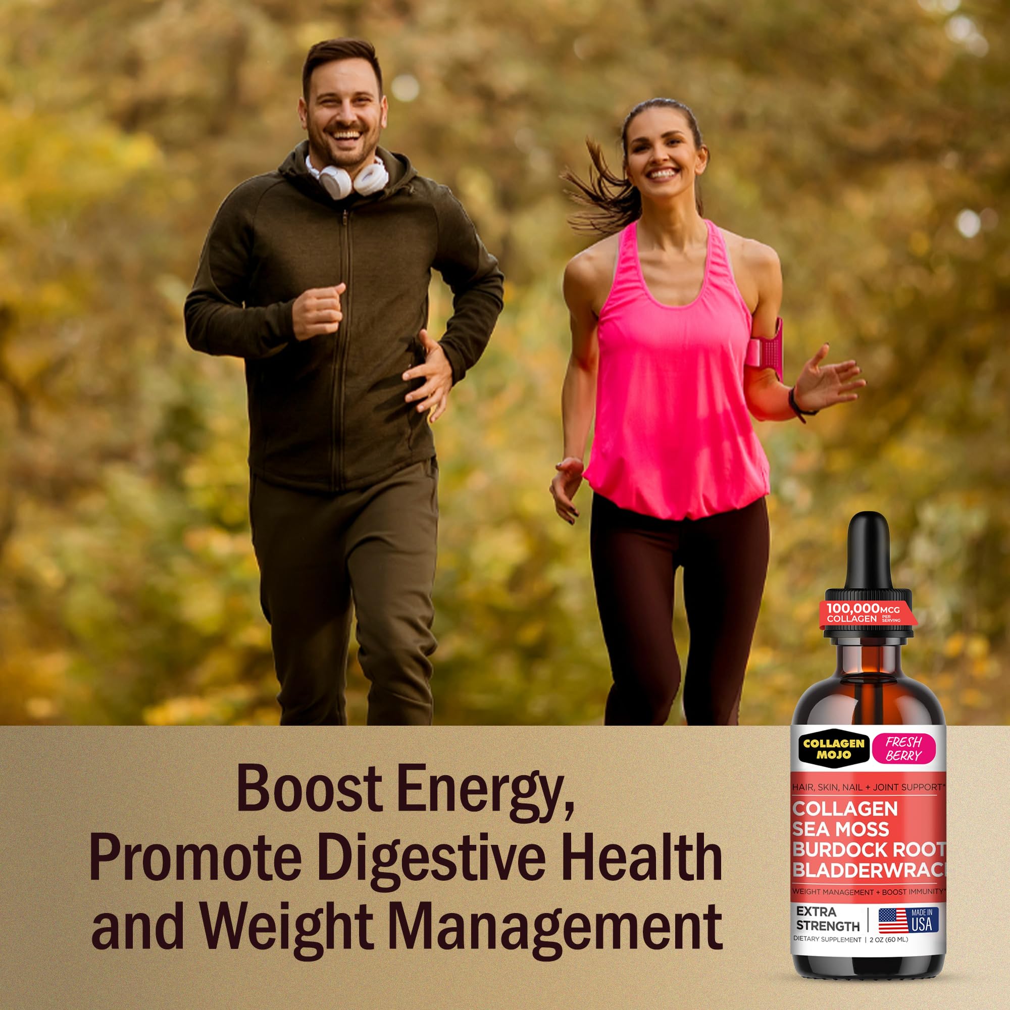 Weight management and digestive health support with Collagen Mojo