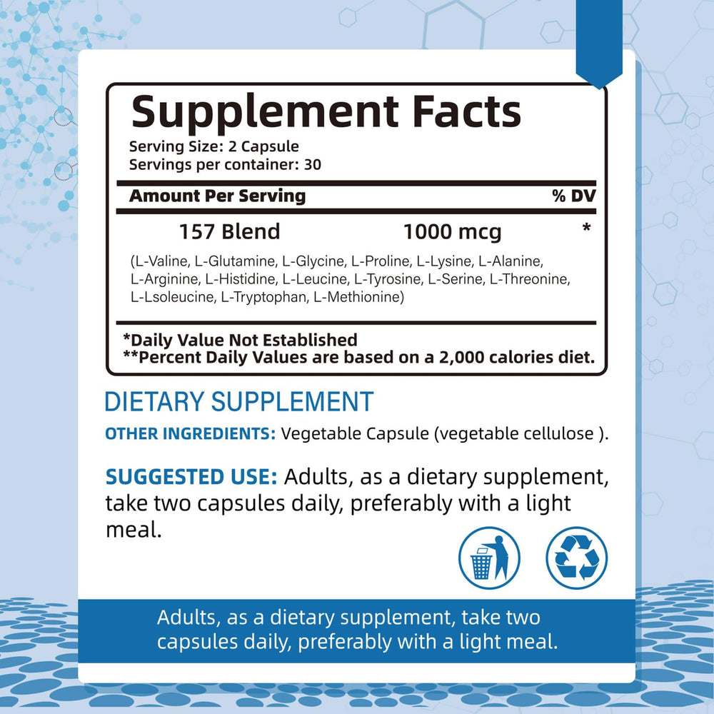 Serving suggestion showing 1-2 capsules daily
