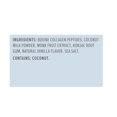 Nutrition panel indicating 11g collagen peptides per serving