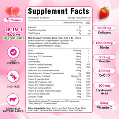 Sugar-free strawberry flavor badge on packaging
