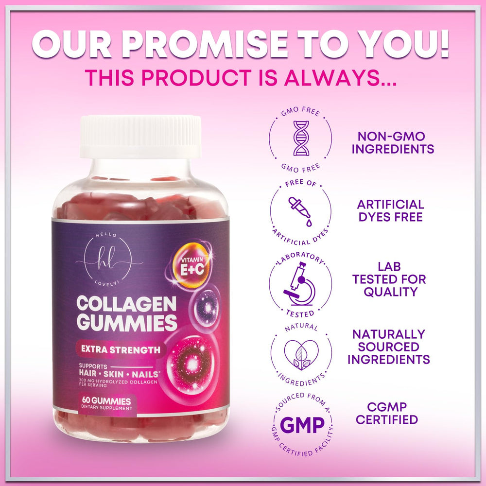 Hydrolyzed collagen peptides concept image