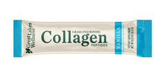Collagen peptides added to tea or smoothie
