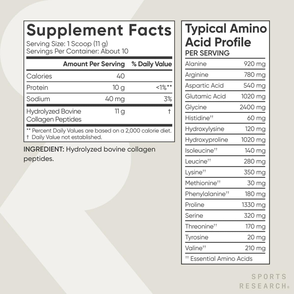 Close-up of fine hydrolyzed collagen powder texture