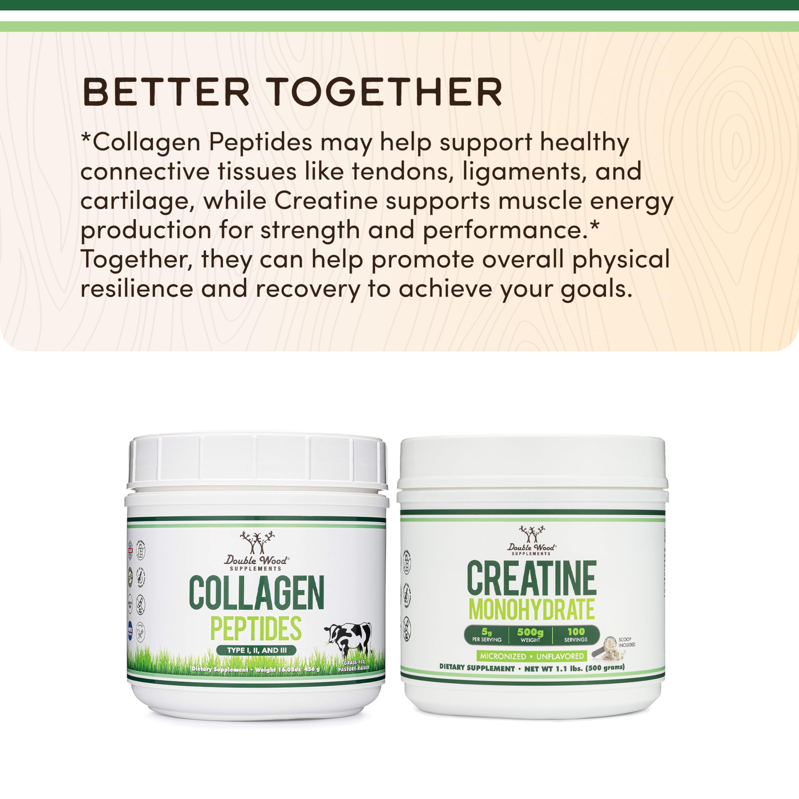 Scoop beside unflavored collagen powder