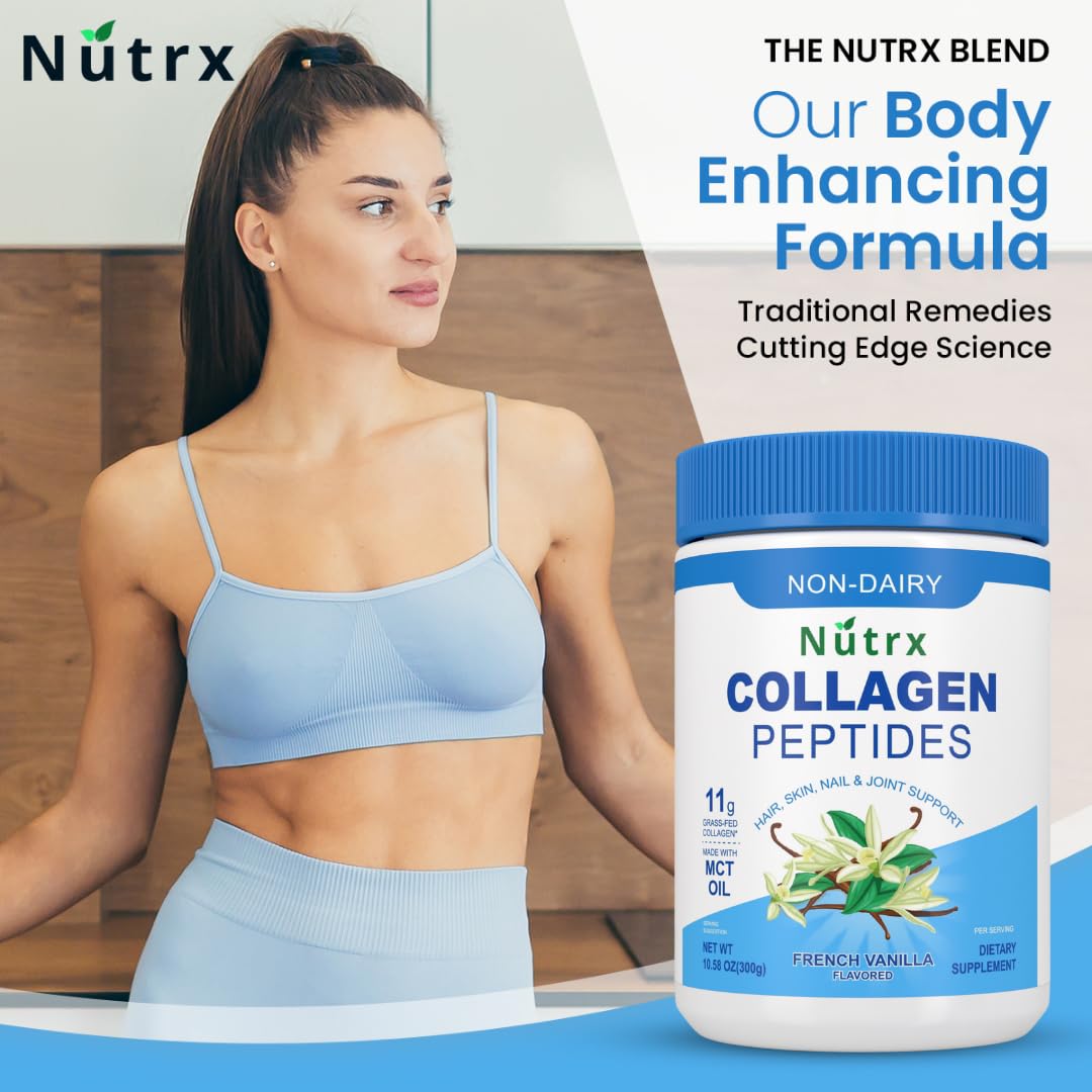 Sugar-free non-dairy collagen protein powder packaging