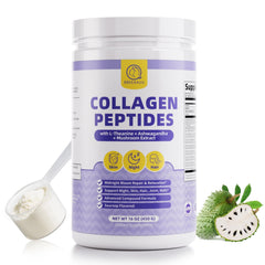 Front view of Collagen Peptides Powder for Women Night Repair bottle