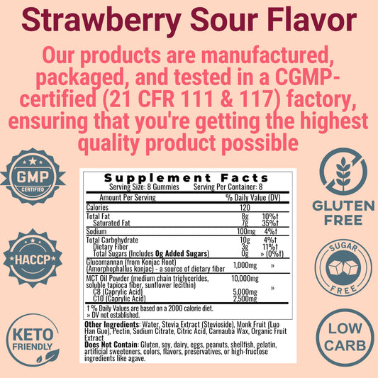 Close-up of collagen peptide gummies