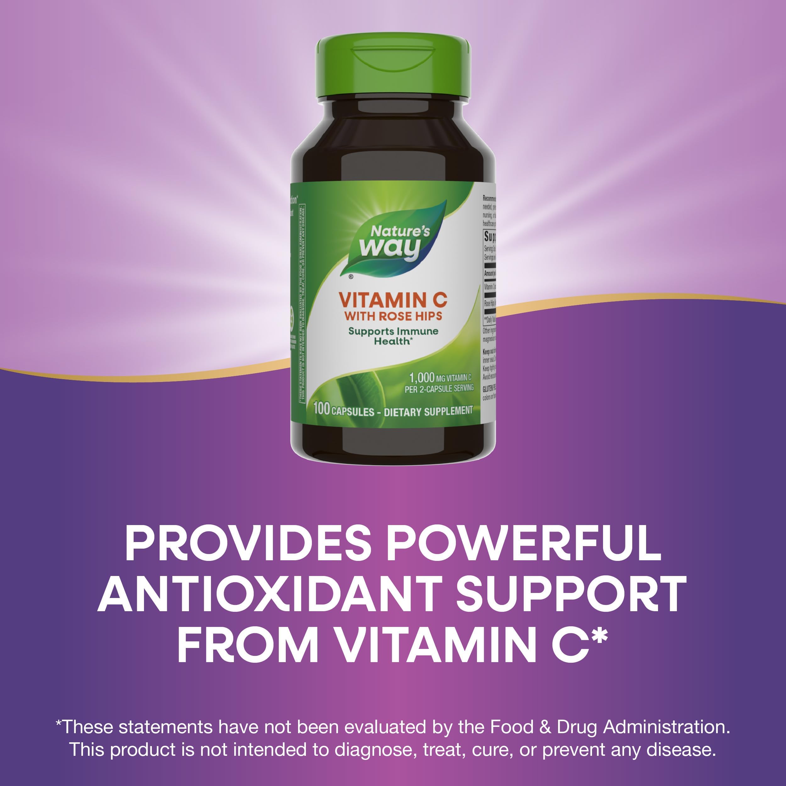 Rose hips and Vitamin C supporting collagen for healthy skin