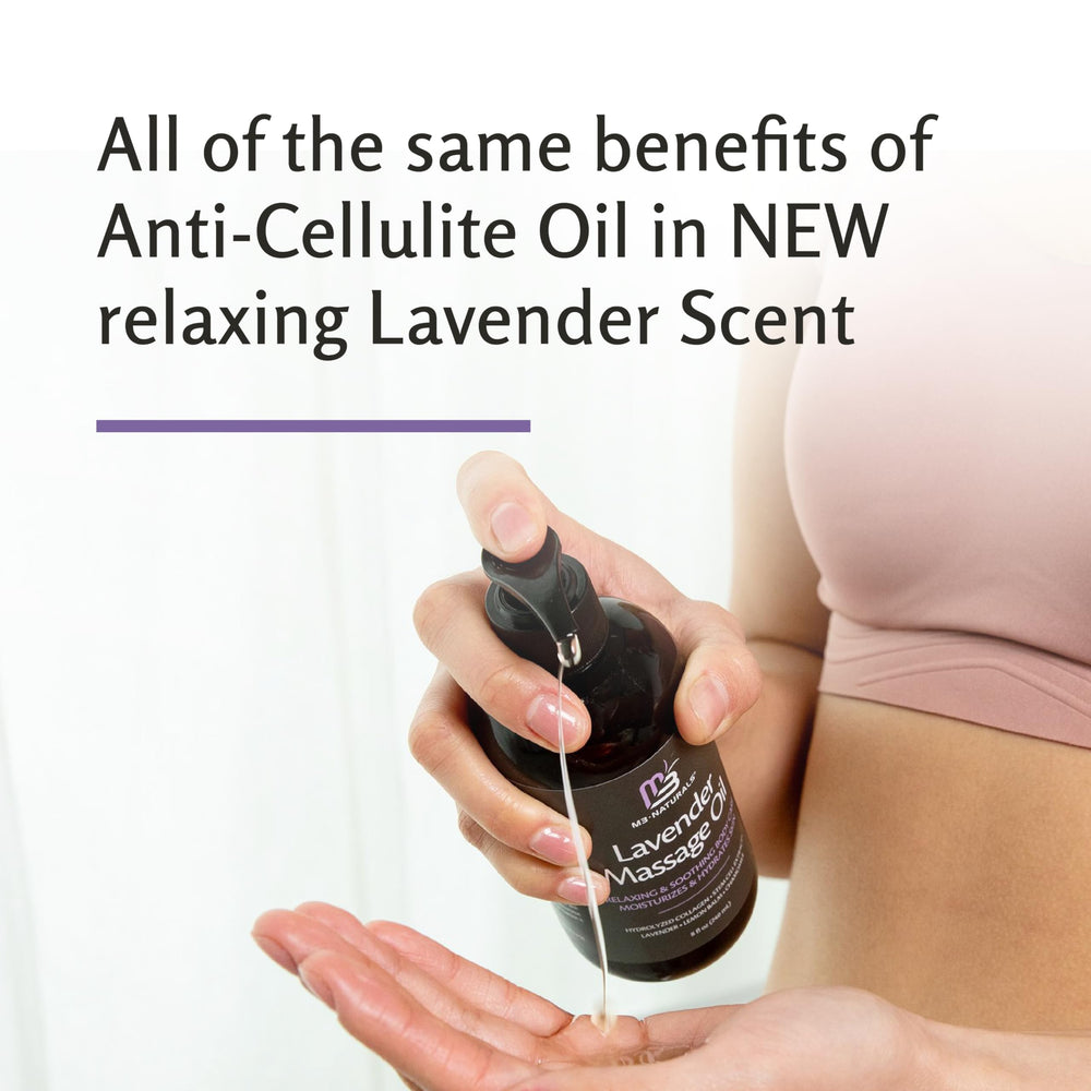 Close-up of collagen and stem cells concept with lavender oil