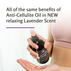 Close-up of collagen and stem cells concept with lavender oil