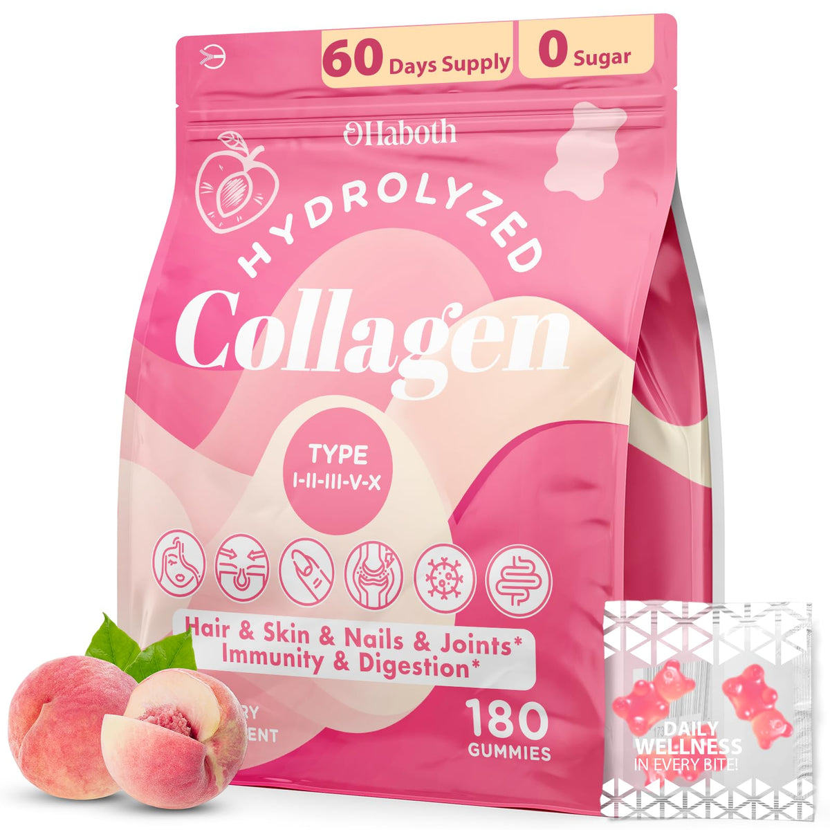 Collagen Gummies for Women bottle with 180 gummies
