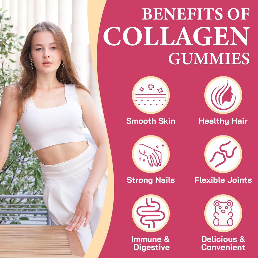 0 sugar claim on Collagen Gummies for Women packaging