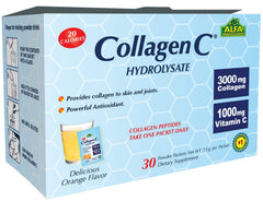 Front view of CollagenC 30-sachets pack