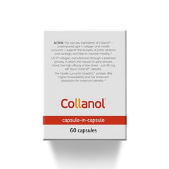 Diagram of Collanol's dual-capsule delivery system