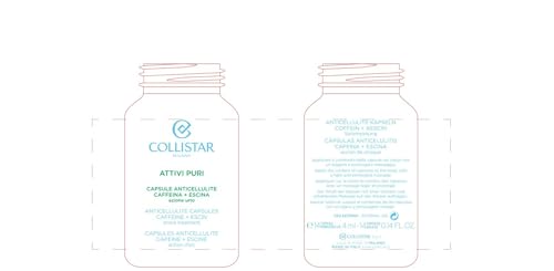 Graphic highlighting the active ingredients caffeine and escin