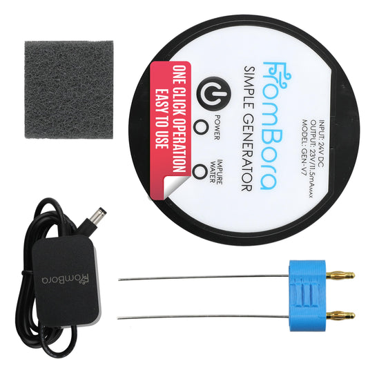 FromBora Colloidal Silver Generator Basic components laid out