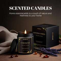 Gift-ready packaging for Cologne Candle