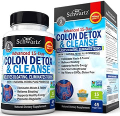 Colon Cleanser and Detox for Digestive Support bottle and label