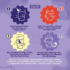ColonSweep illustration of gut health and ingredients