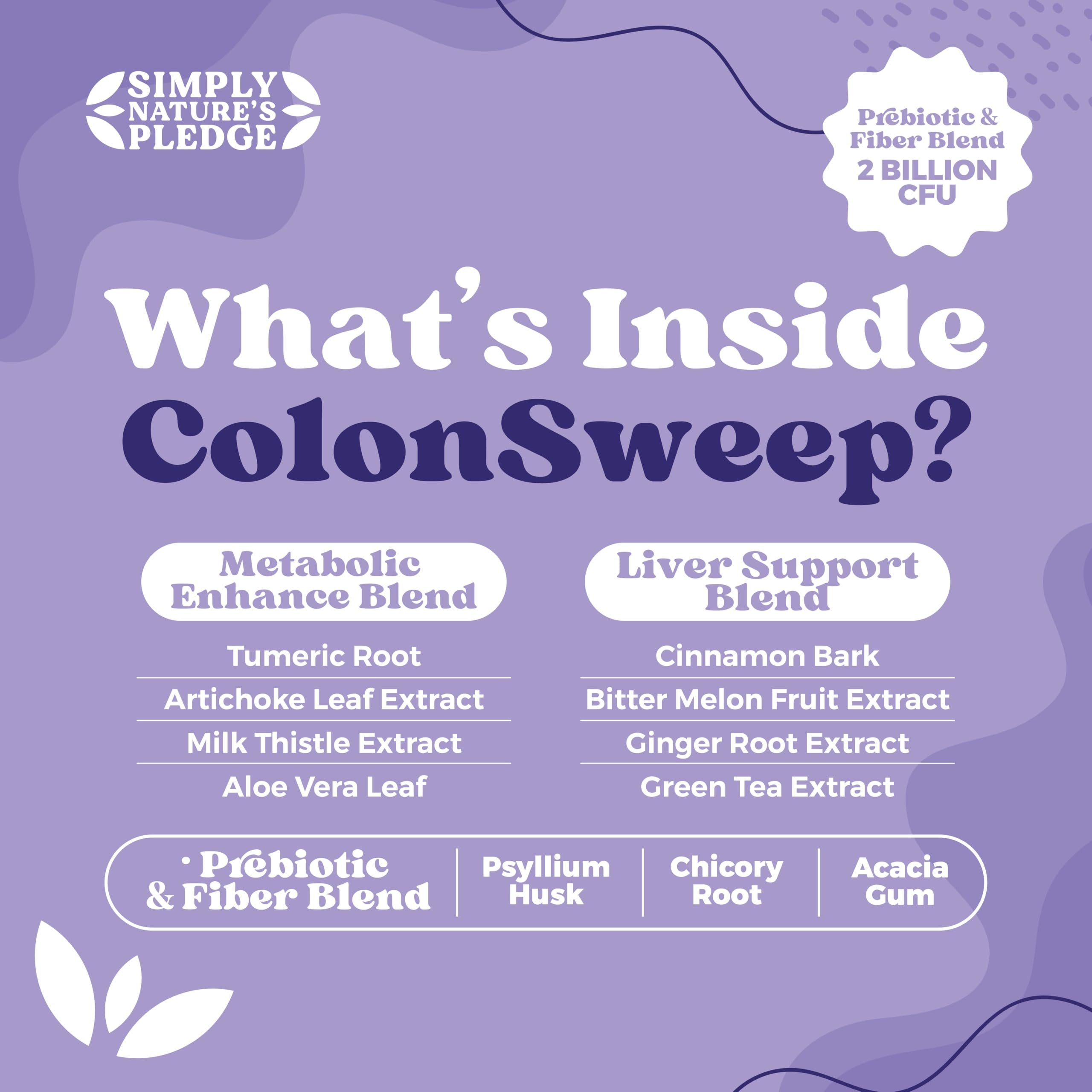 ColonSweep sugar-free label close-up