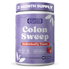 ColonSweep psyllium husk powder bottle ready for daily digestive comfort.