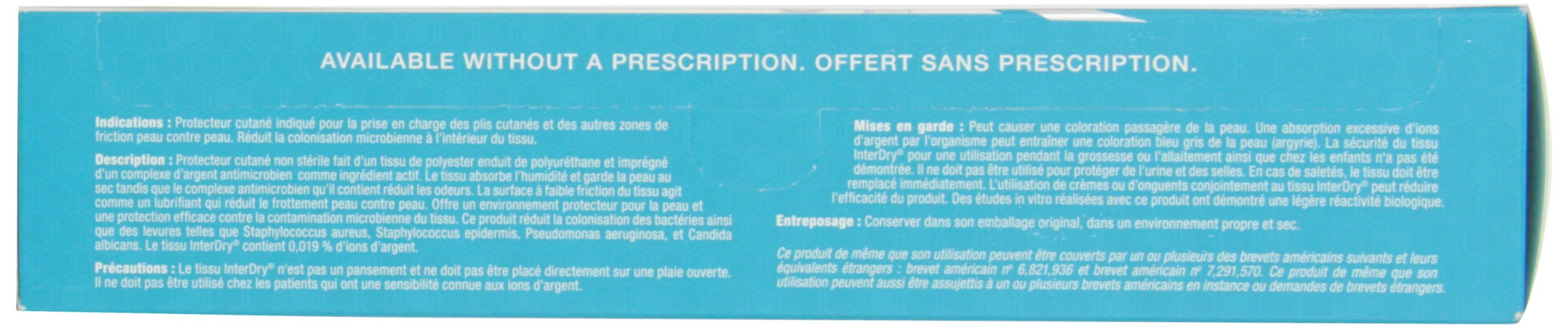 Coloplast InterDry Ag roll close-up highlighting antimicrobial silver integration.