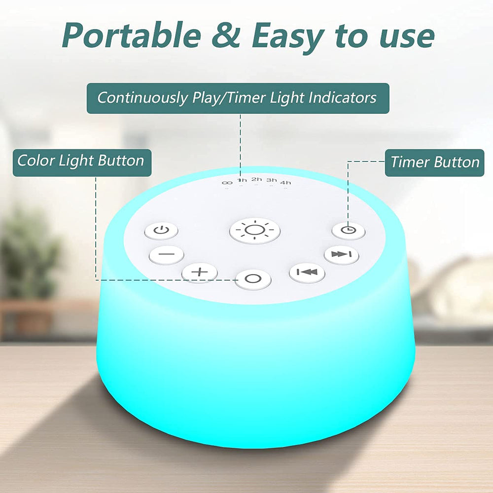Color Noise sound machine suitable for office use or late-night focus.