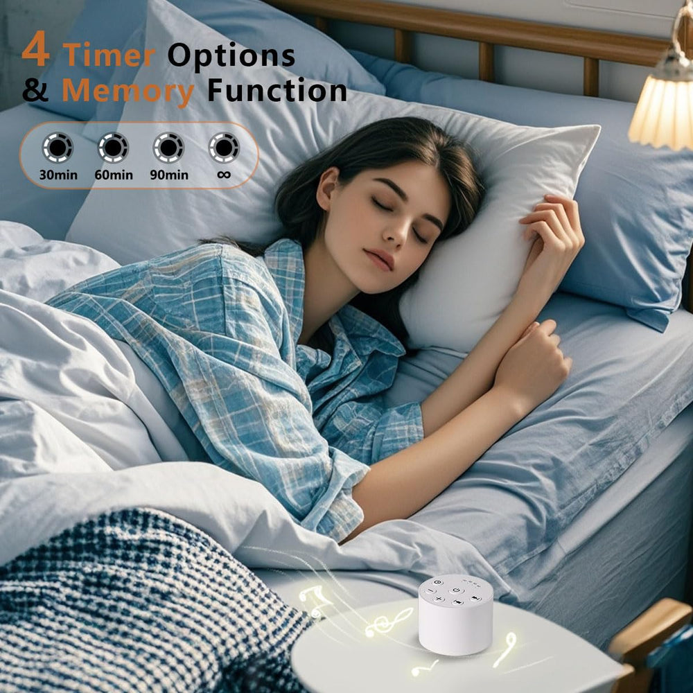 Color Noise Sleep Sound Machine – Portable White Noise with 30 Sounds ...