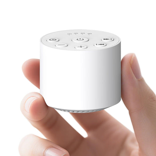 Color Noise Sleep Sound Machine in compact size for easy travel and a quiet night