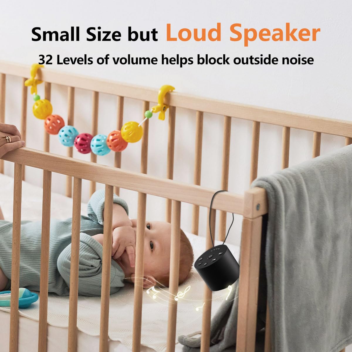Color Noise Sleep wall-mount-decor blends with decor while delivering ambient sounds.