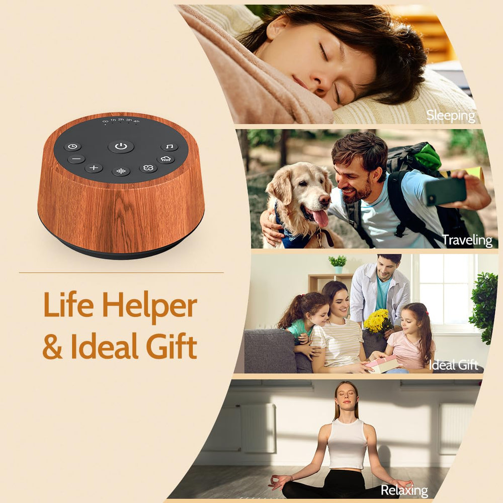 Color Noise Sleep included adapter and USB ready for immediate use.