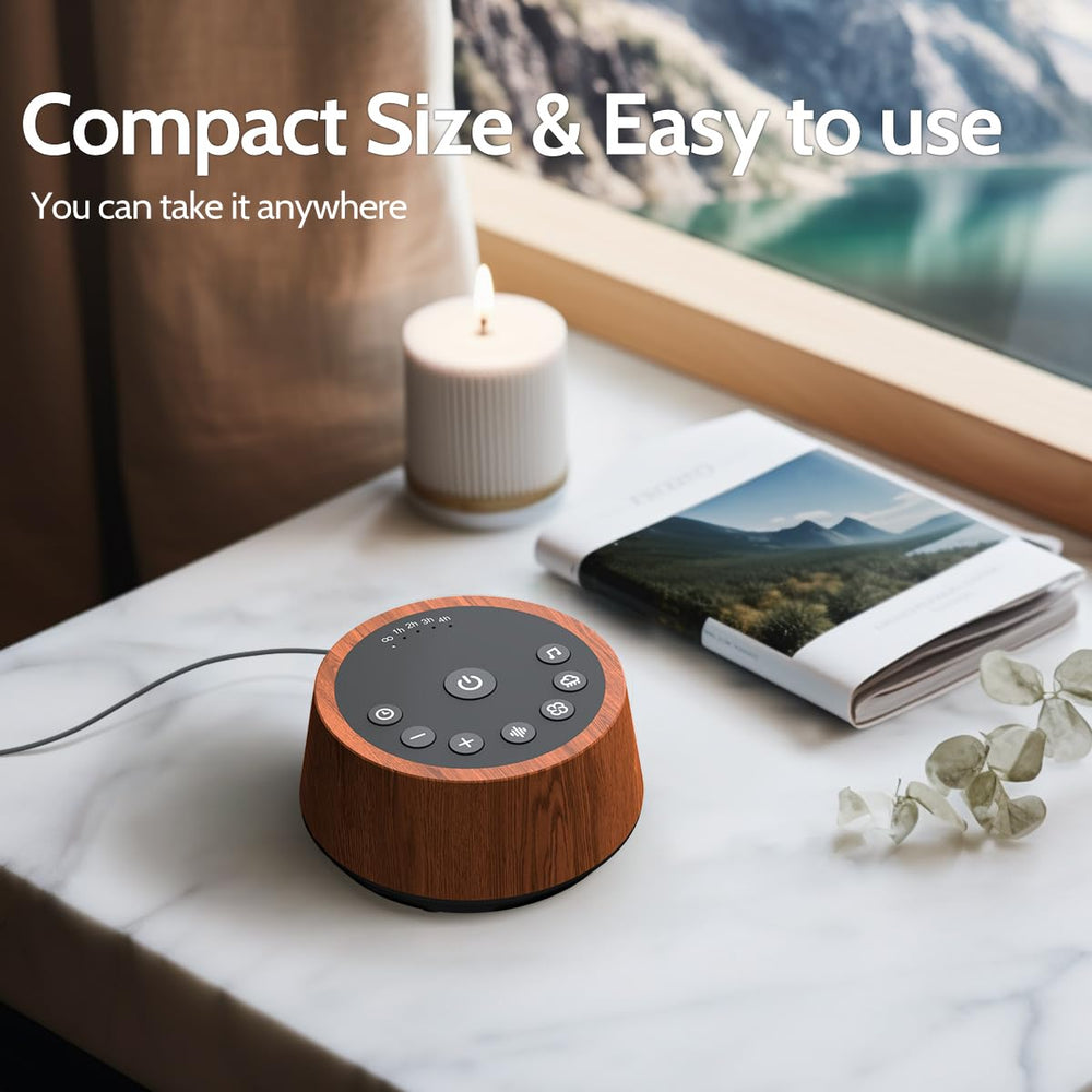 Color Noise Sleep packaging box shows contents and certifications for confidence.
