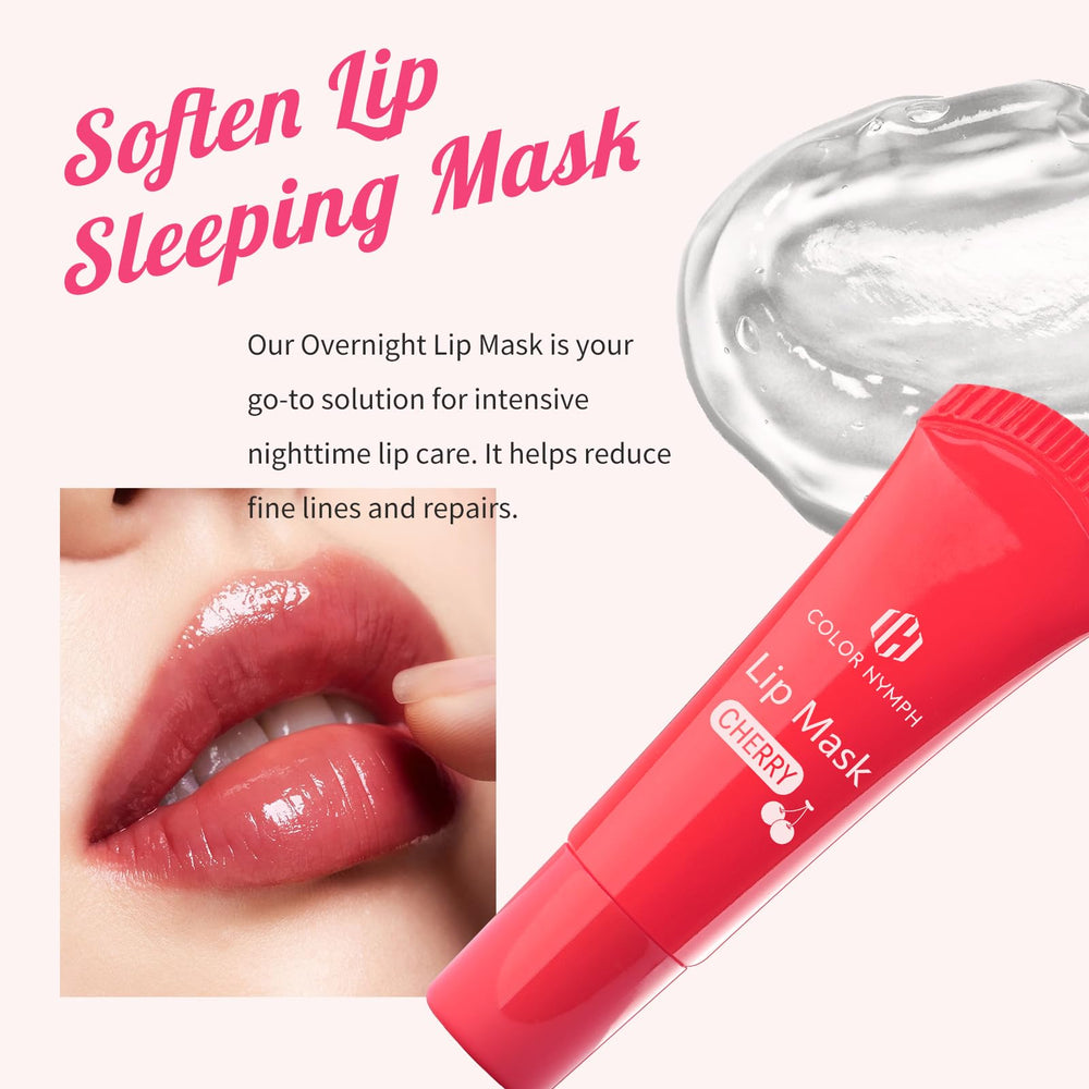 Color Nymph Lip Care Quad daily routine with glossy lip oil.
