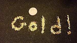 Pan at home: Gold Paydirt in 10lb bag - Guaranteed unsearched material